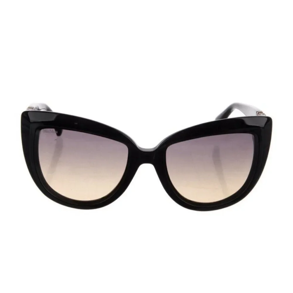 Max Mara Authentic Black Cat Eye Sunglasses - Picture 2 of 8